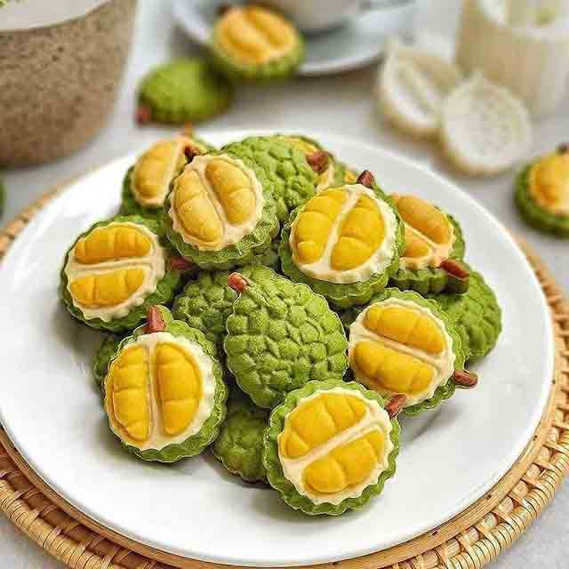 butter cookies durian