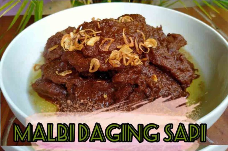 Malbi Daging Sapi Gulai Hidangan Istimewa Khas Palembang