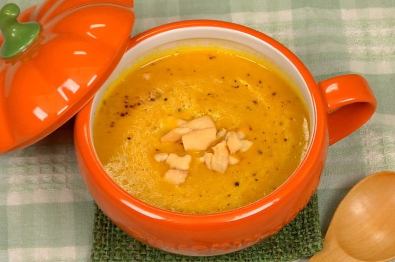 Sup Labu Kuning Vegetarian Enak, Juicy and Creamy